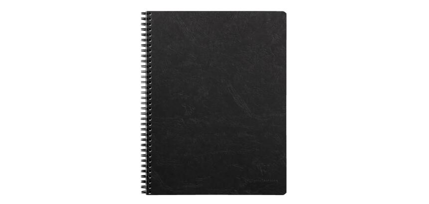 Carnet reliure intégrale Age Bag A4+ 160 pages détachables perforé 4 trous ligné - Noir