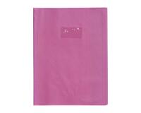 Protège-cahiers grain cuir PVC 22/100ème A4 - Violet