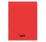 Cahier piqué 8000 POLYPRO Déficients visuels 24x32 cm 96 pages grands carreaux 2, 5mm agrandi 10/10 90 g - Assortis