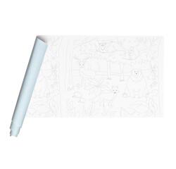 FRESQUE À PEINDRE, Rouleau 120g/m2 au format 10x0,50m - Fôret