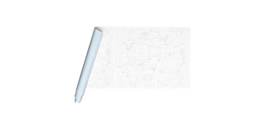 FRESQUE À PEINDRE, Rouleau 120g/m2 au format 10x0,50m - Fôret