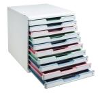 ModuloA4+10 drawers Autentik - Assorted colours