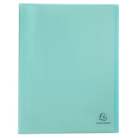 Carpetas de fundas polipropileno Chromaline Pastel semi-rígido 5/10º - (Vistas: 80 Fundas: 40) - 24x32 cm para A4 - Verde pastel