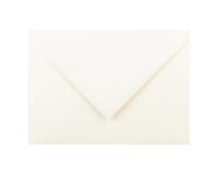20 enveloppes C6 (114x162mm) Vélin pur coton gommées - Crème