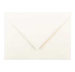 20 enveloppes C6 (114x162mm) Vélin pur coton gommées - Crème