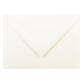20 enveloppes C6 (114x162mm) Vélin pur coton gommées - Crème