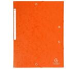 Chemise à élastiques Maxi capacity carte lustrée 425gm2 - A4 - Orange