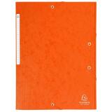 Chemise à élastiques Maxi capacity carte lustrée 425gm2 - A4 - Orange