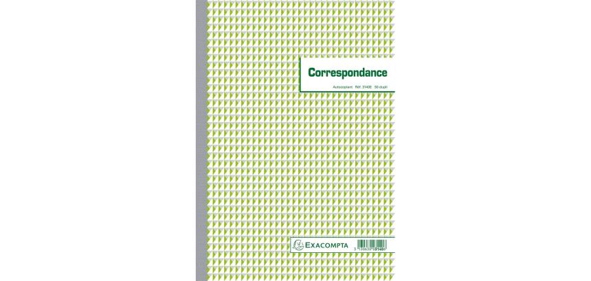 Manifold Correspondance 29,7x21cm 50 feuillets dupli autocopiants