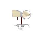 Tête-à-tête en rouleau non tissés Airlaid - 24x0,40m