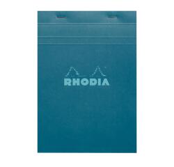 Bloc agrafé Rhodia Couleurs Paon N°16 A5 14,8 x 21 cm - Paon