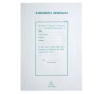 Recharge A4 pour reliures registres - 100 feuillets perforation 4 trous - Blanc