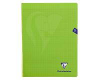 Clairefontaine Mimesys Stapled Notebook - 24x32cm - 96 Pages - Sey#s Ruled - Green