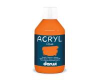 Darwi Flacon de 250 ml de Peinture Acrylique Universelle Opaque - Orange