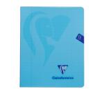 Cahier piqué Mimesys 16,5x21cm 72 pages quadrillé 4x8 + marge couverture polypropylène Couleur aléatoire - Assortis