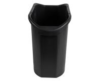 TOP LINE WASTE PAPER BIN black - Black