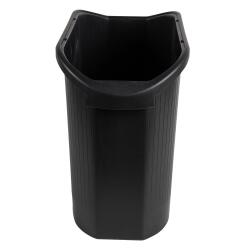 TOP LINE WASTE PAPER BIN black - Black