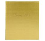 Livre d'or Balacron avec titre 140 pages blanches - 21x19 cm vertical - Couleurs assorties