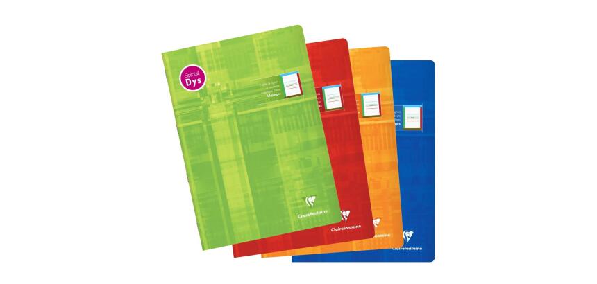 Cahier piqûre DYS, A4, 48 pages