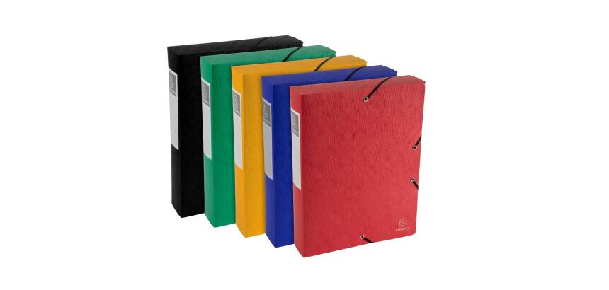 Carpetas de proyecto con gomas Scotten 7/10e - 600 g/m2 - Lomo: 60 mm - Formato de documento: A4 - Tamaño: 25x33cm