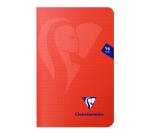 Carnet piqué Mimesys 11x17cm 96 pages petits carreaux Couleur aléatoire - Assortis