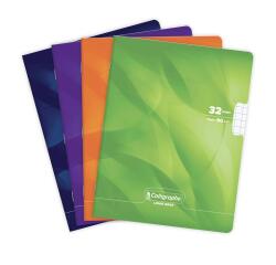 8000 VERNIS UV, Schrift geniet 17x22 16 blad 90g séyès. - Geassorteerde kleuren