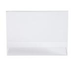 Lot de 10 porte-étiquettes A7 horizontal - Cristal