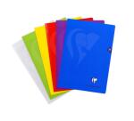 Cahier piqué Mimesys A4 96 pages grands carreaux couverture polypropylène Couleur aléatoire - Assortis