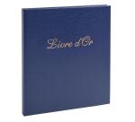 Livre d'or Balacron avec titre 140 pages blanches - 21x19 cm vertical - Couleurs assorties