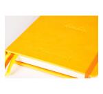 Rhodia Goalbook Hardcover Notebook - Dot - 120 Sheets - 90gsm - Daffodil Yellow