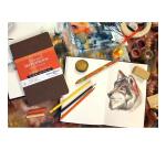 Gamma Series carnet spiralé 50F 17,8x25,4cm 150g - Ivoire