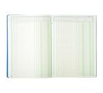 Piqûre 29,7x21cm à tête paresseuse 2 colonnes sur 1 page - 34 lignes - 80 pages - Couleurs assorties