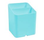 Cubiletes Pen Cube, 2 compartimentos diferentes tamaños y alturas, bloqueador de cables. Aquarel