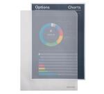 Sachet de 50 pochettes coin papier 110g/m2 - A4 - Transparent blanc