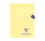 Carnet piqué Mimesys PASTEL A5 96 pages ligné couverture polypropylène - Assortis