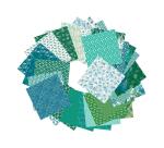 ORIGAMI, Pochette de 60 feuilles 70g/m2 au format 15x15cm - Végétal chic - Multicolore