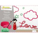 Boîte créative, Tricotin - Rose