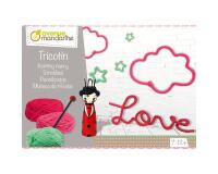 Boîte créative, Tricotin - Rose