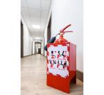 Pochette d'affichage magnétique de sécurité A4 - Blanc/rouge