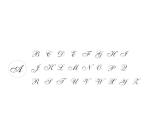 Pastille laiton sceau sur broche lettre anglaise