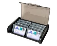 A-Z BUSINESS CARD FILE TOPLINE black/gre