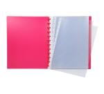 Protège-documents à anneaux et pochettes détachables 60 vues - A4