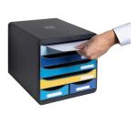 Cassettiera Big Box Maxi 6 cassetti Bee Blue - Colori assortiti