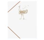 Chemise à élastique 3 rabats Flying Spirit White 24x32cm motifs assortis - Blanc