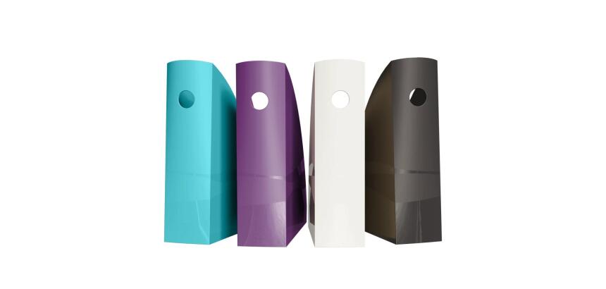 Exacompta Titane Mag,Cube Magazine File, Set of 4 - Assorted colours