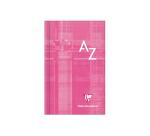 Répertoire brochure rembordée rigide 7,5x12cm 128 pages petits carreaux Couleur aléatoire - Assortis