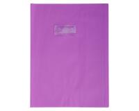 Protège-cahiers grain cuir PVC 22/100ème 24x32 cm
