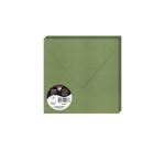 Paquet de 20 enveloppes Pollen 165x165 120g/m2 - Vert sauge