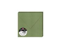 Paquet de 20 enveloppes Pollen 165x165 120g/m2 - Vert sauge