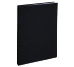 Registre 29,7x21cm 5x5 folioté 300 pages - Noir toilé